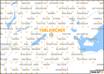 map of Thalkirchen