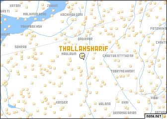 map of Thallah Sharīf