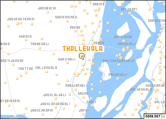 map of Thallewāla