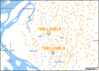 map of Thallewāla