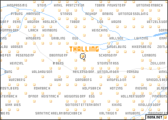 map of Thalling