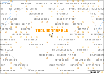 map of Thalmannsfeld