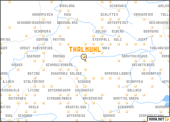 map of Thalmühl