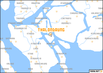 map of Thalondaung