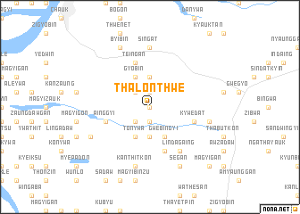 map of Thalonthwe