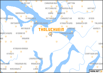 map of Thaluchwein