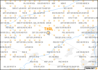 map of Thal