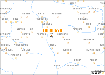 map of Thamagya