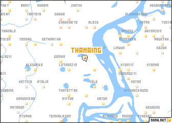 map of Thamaing