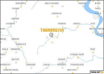 map of Thamangyin