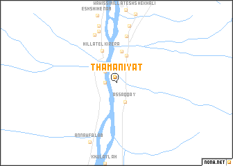 map of Thamāniyāt