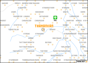 map of Thamankan