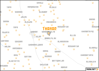 map of Thamar