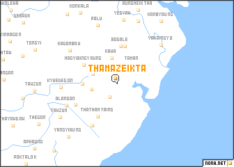 map of Thamazeikta