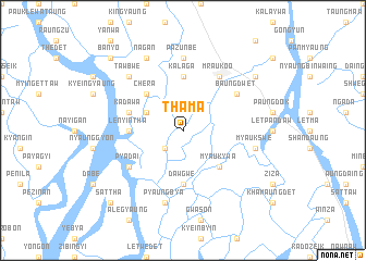 map of Thama