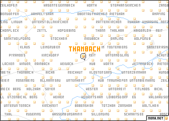 map of Thambach