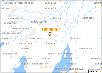 map of Thambala