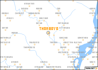 map of Thambaya