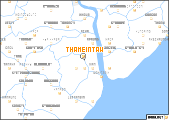 map of Thameintaw