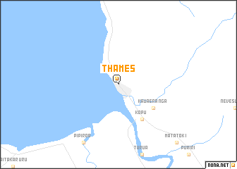 map of Thames