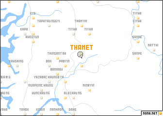 map of Thamet