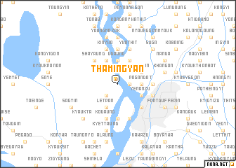 map of Thamingyan