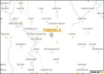 map of Thaminle