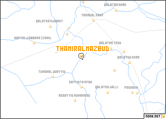 map of Thāmir al Mazbūd