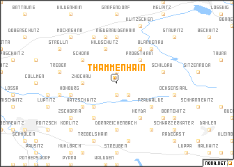 map of Thammenhain