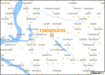 map of Thamongaing