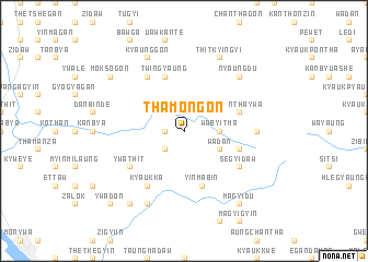 map of Thamongon