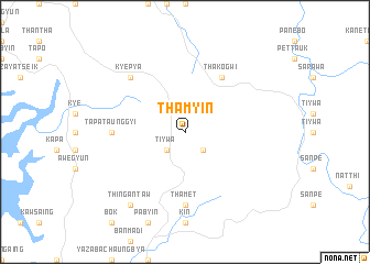 map of Thamyin