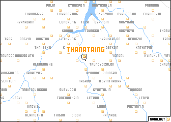 map of Thanat-aing