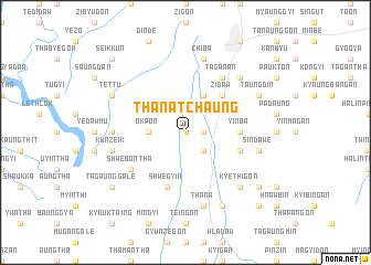 map of Thanatchaung