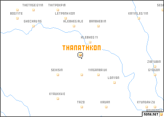 map of Thanathkon