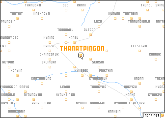 map of Thanatpingôn