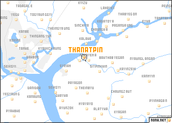 map of Thanatpin