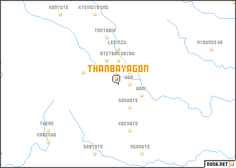 map of Thanbayagon
