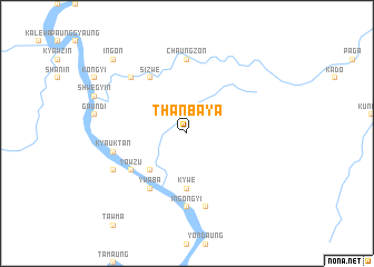 map of Thanbaya