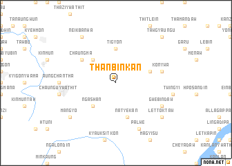 map of Thanbinkan