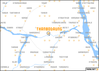 map of Thanbodaung