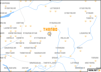 map of Thanbo