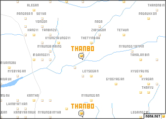 map of Thanbo