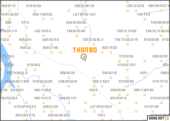 map of Thanbo