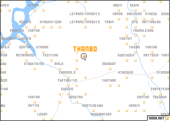 map of Thanbo