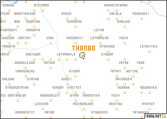 map of Thanbo