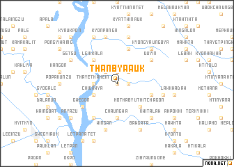 map of Thanbya Auk