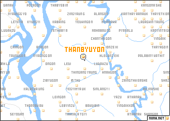 map of Thanbyuyon