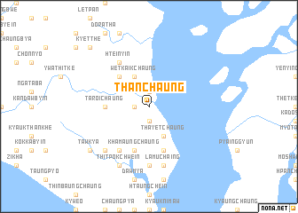 map of Thanchaung