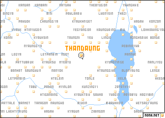 map of Thandaung